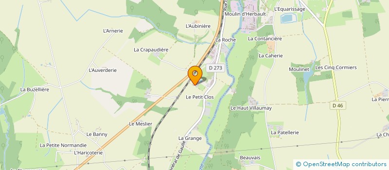 localisation de l'entreprise SAS SEBASTIEN ET SOPHIE  VILLEDOMER