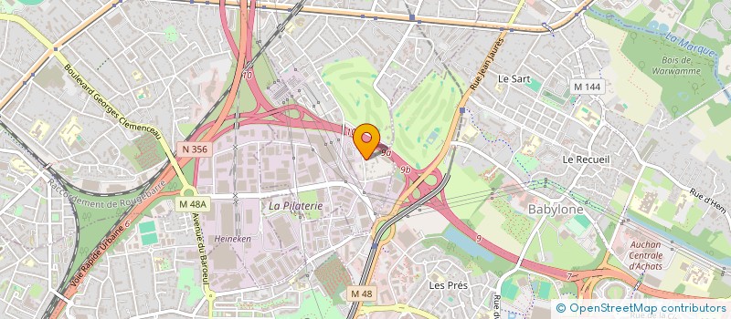 localisation de l'entreprise SAS SECA ENVIRONNEMENT à WASQUEHAL