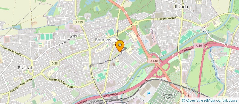 localisation de l'entreprise SAS SEDDES à MULHOUSE