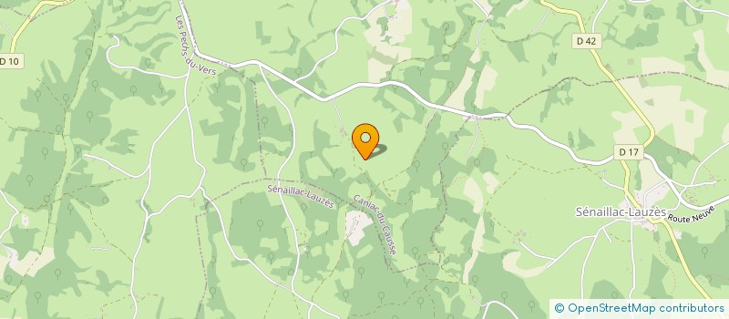 localisation de l'entreprise SAS SEIGNON DAVID  CANIAC-DU-CAUSSE