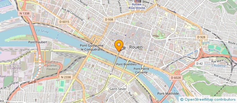 localisation de l'entreprise SAS SEINE EURE TRANSPORT HANDICAP à ROUEN