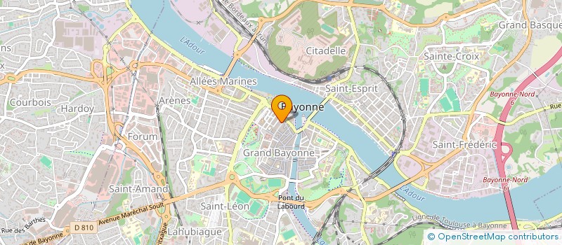 localisation de l'entreprise SAS SEK'UR  BAYONNE