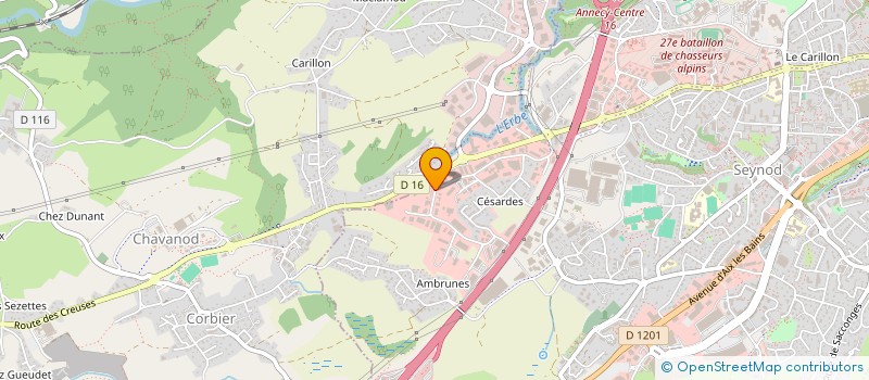 localisation de l'entreprise SAS SELYS à ANNECY