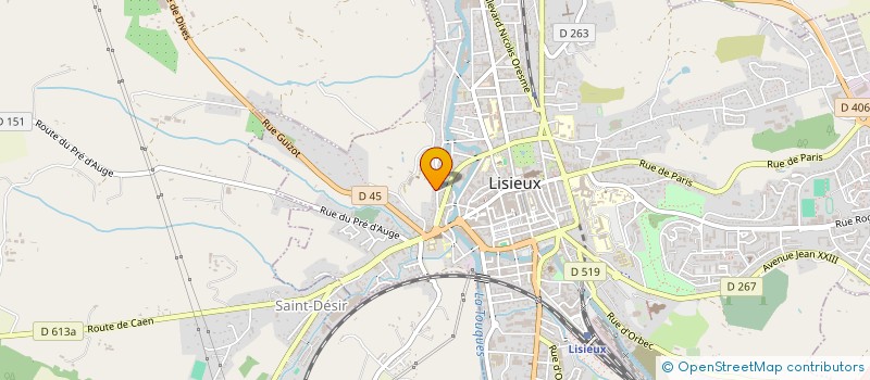 localisation de l'entreprise SAS SENIORS ETOILES à LISIEUX