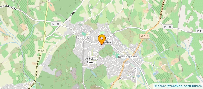 localisation de l'entreprise SAS SEPTAUCARRE.3 à BEAULIEU