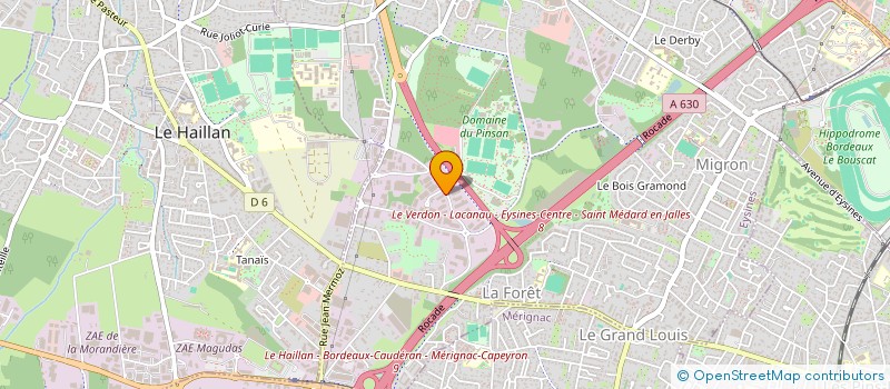 localisation de l'entreprise SAS SERENA à EYSINES