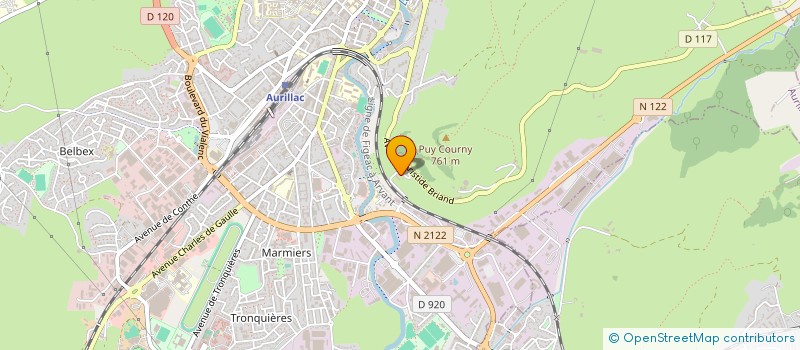 localisation de l'entreprise SAS SERENITY-VILLAGES à AURILLAC