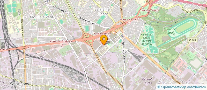 localisation de l'entreprise SAS SERGY DESSOUS AMENAGEMENT à VENISSIEUX