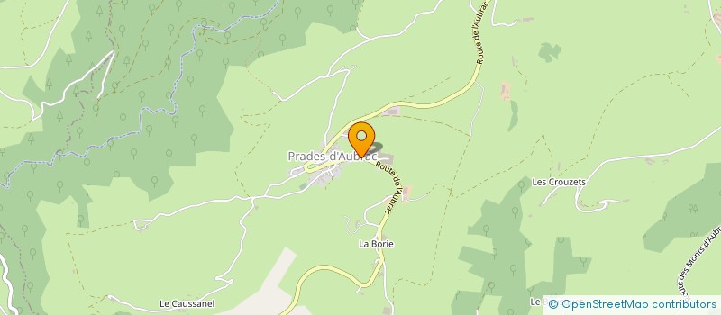 localisation de l'entreprise SAS SERRES ENERGIE  PRADES-D'AUBRAC