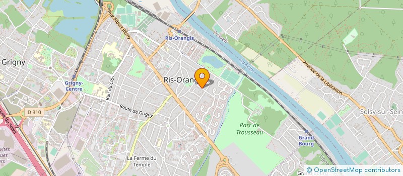 localisation de l'entreprise SAS SERVAIS PATRICK  RIS-ORANGIS