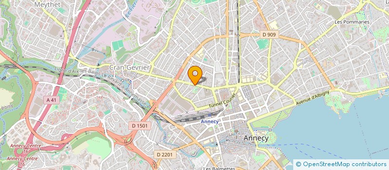 localisation de l'entreprise SAS SERVICE ACTION SOLIDARITE à ANNECY