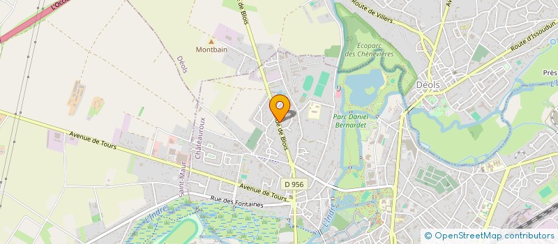 localisation de l'entreprise SAS SERVICE APRES VENTE STT à CHATEAUROUX