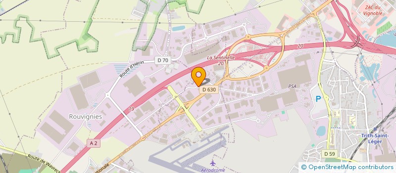 localisation de l'entreprise SAS SERVICE INCENDIE à PROUVY