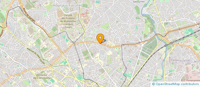 localisation de l'entreprise SAS SERVICE OFFICINE  MONTPELLIER