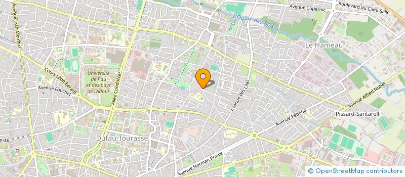 localisation de l'entreprise SAS SERVICES à PAU