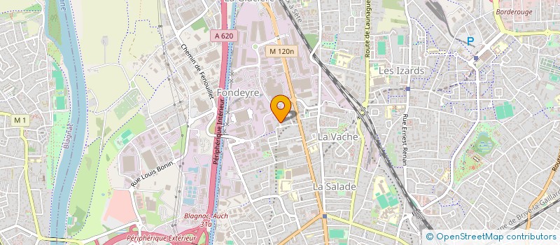 localisation de l'entreprise SAS SERVICOO à TOULOUSE