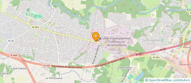 localisation de l'entreprise SAS SESAME OUVERTURES à SAUTRON