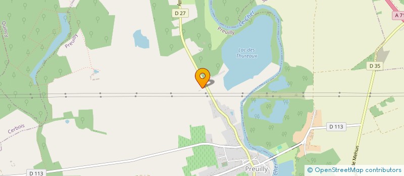 localisation de l'entreprise SAS SEU FELIX  PREUILLY