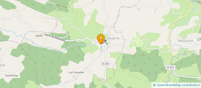localisation de l'entreprise SAS SEVE à LASSERRE