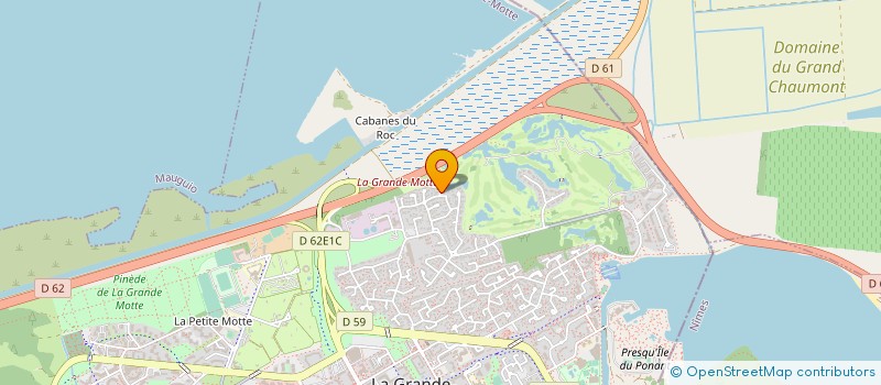 localisation de l'entreprise SAS SEVIN à LA GRANDE-MOTTE