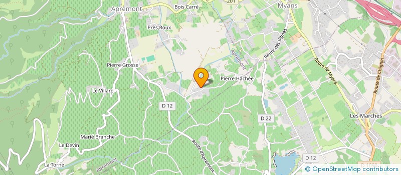 localisation de l'entreprise SAS SFCI à APREMONT