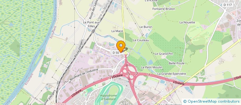 localisation de l'entreprise SAS SFP COLLECTIVITES  ECOUFLANT