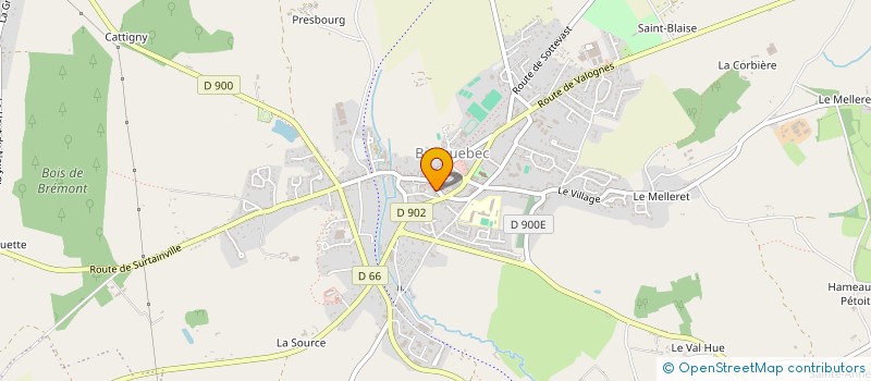 localisation de l'entreprise SAS SFPP à BRICQUEBEC-EN-COTENTIN