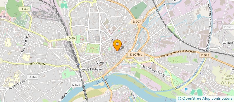 localisation de l'entreprise SAS SHOW ROOM à NEVERS