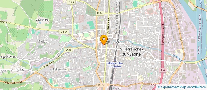 localisation de l'entreprise SAS SIA à VILLEFRANCHE-SUR-SAONE