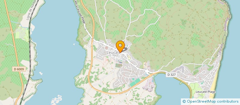 localisation de l'entreprise SAS SICRE  LEUCATE