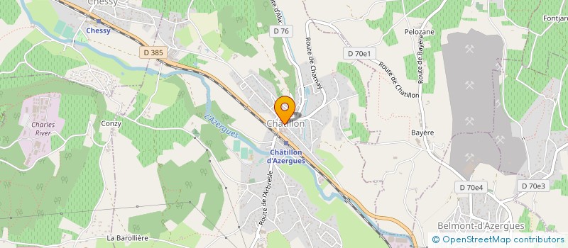 localisation de l'entreprise SAS SIGNATURE à CHATILLON