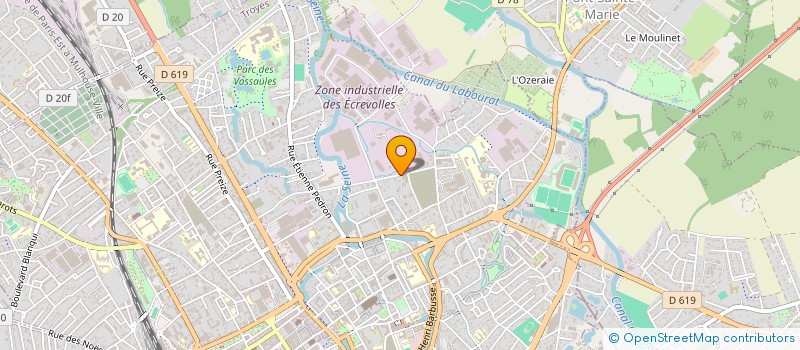 localisation de l'entreprise SAS SIMASTARS à TROYES