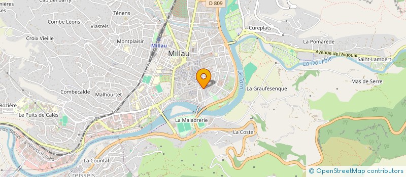 localisation de l'entreprise SAS SIMATIC VILLANO à MILLAU