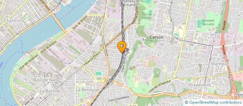 localisation de l'entreprise SAS SIMBA  BORDEAUX