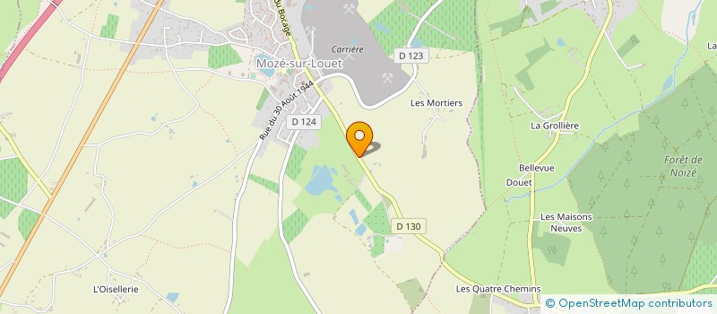 localisation de l'entreprise SAS SIMON ROUILLARD à MOZE-SUR-LOUET