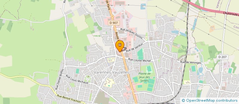 localisation de l'entreprise SAS SIROT à VARENNES VAUZELLES