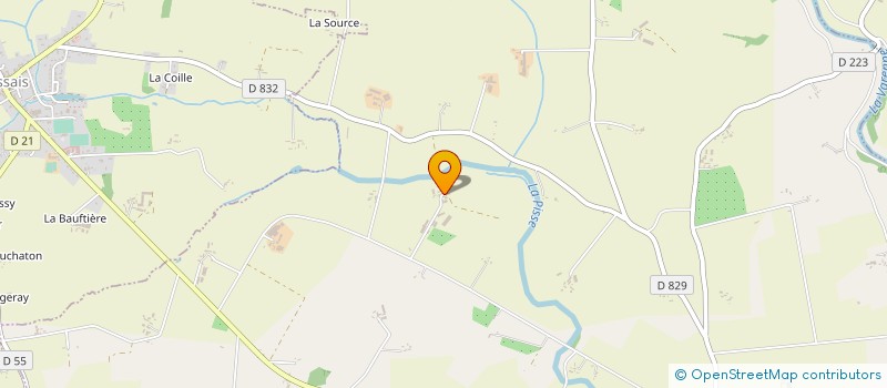 localisation de l'entreprise SAS SJ2L à SAINT-FRAIMBAULT