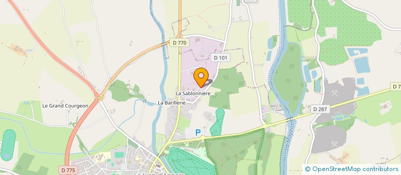 localisation de l'entreprise SAS SK LINE à LE LION D'ANGERS