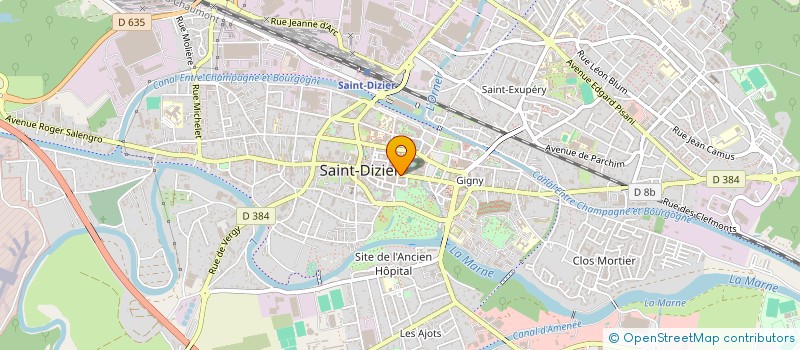 localisation de l'entreprise SAS SKAM à SAINT-DIZIER