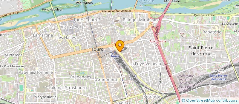 localisation de l'entreprise SAS SKY 37  TOURS