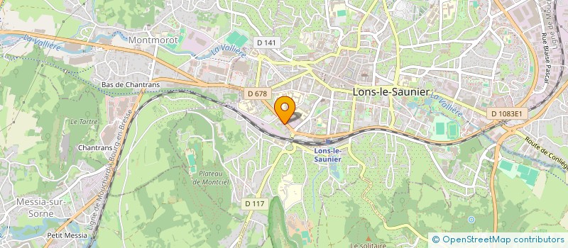 localisation de l'entreprise SAS SKYROS  LONS-LE-SAUNIER