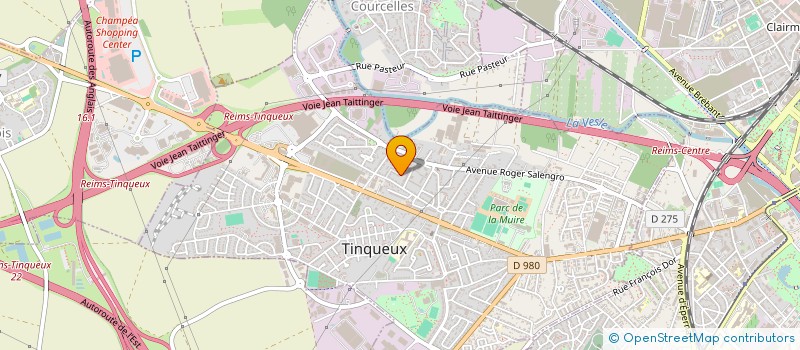 localisation de l'entreprise SAS SLC  TINQUEUX