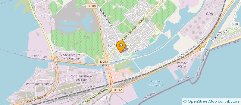 localisation de l'entreprise SAS SLC à FRONTIGNAN