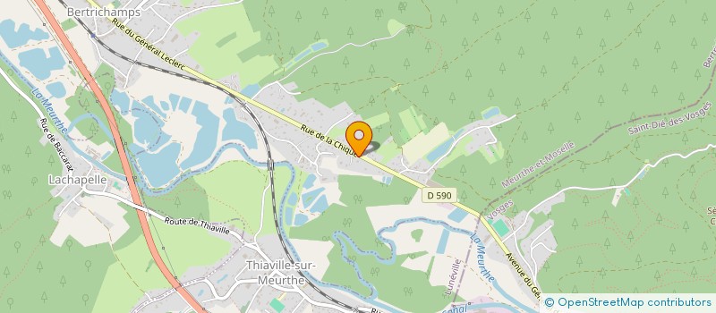 localisation de l'entreprise SAS SLMB  BERTRICHAMPS