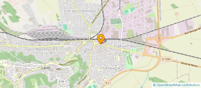 localisation de l'entreprise SAS SLPARE-BRISE à LAON
