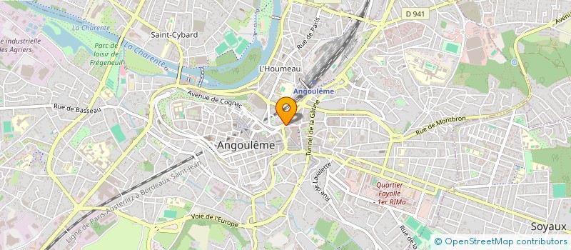 localisation de l'entreprise SAS SMACK à ANGOULEME