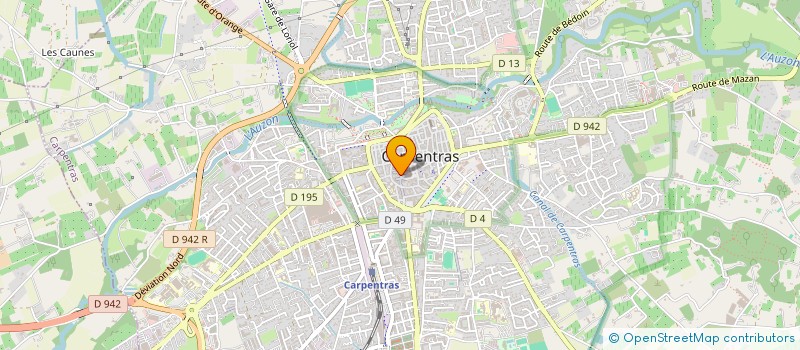 localisation de l'entreprise SAS SMJG  CARPENTRAS