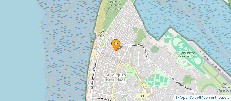localisation de l'entreprise SAS SNE CALOIN  LE TOUQUET-PARIS-PLAGE