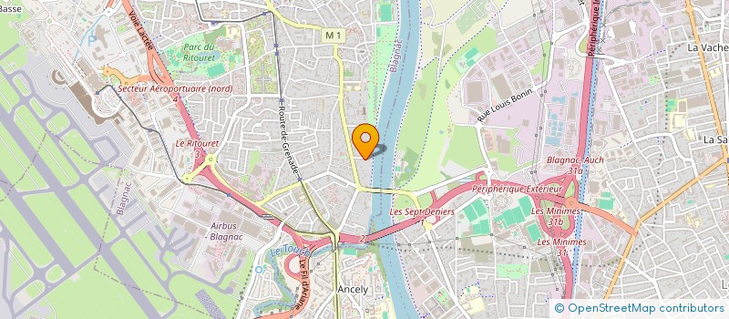 localisation de l'entreprise SAS SO'111 à BLAGNAC
