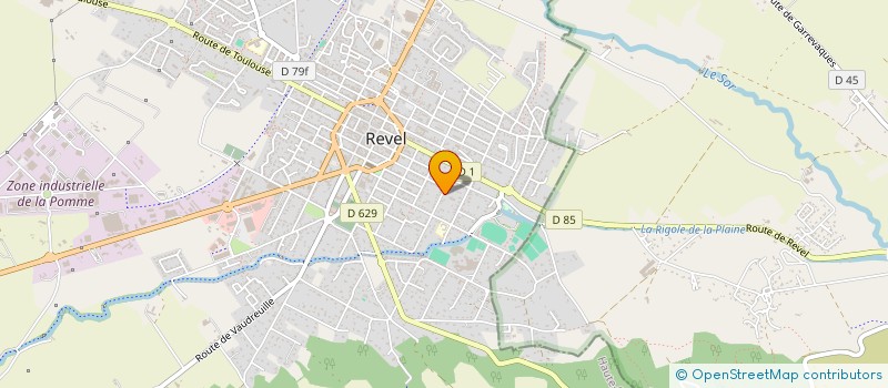 localisation de l'entreprise SAS SOC ETABLISSEMENTS CRAMAN LAGARDE à REVEL